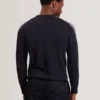 NEOPOTI Contrast Stitch Knit Cotton Polo Shirt