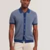 NOLIVA Textured Stitch Knitted Button-Through Shirt