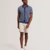NOLIVA Textured Stitch Knitted Button-Through Shirt