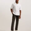 OISE Textured Grid Cotton Short Sleeve Shirt