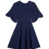 OLIVIHA Fit-and-Flare Mini Dress