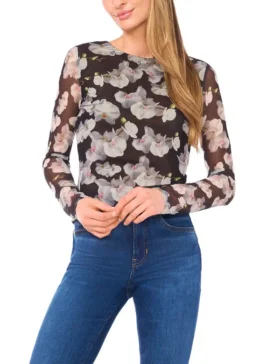 ORCHIRAE Crew Neck Long Sleeve Top
