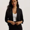 POPSY 3/4 Sleeve Crop Jacket