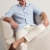 PRYNN Linen Cotton Woven Long Sleeve Shirt
