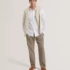 PRYNN Linen Cotton Woven Long Sleeve Shirt