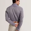 PRYNN Linen Cotton Woven Long Sleeve Shirt