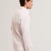 PRYNN Linen Cotton Woven Long Sleeve Shirt