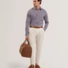 PRYNN Linen Cotton Woven Long Sleeve Shirt