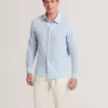 PRYNN Linen Cotton Woven Long Sleeve Shirt