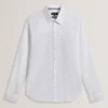 PRYNN Linen Cotton Woven Long Sleeve Shirt