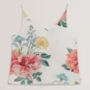 PURRLA Floral Print Scoop Neck Sleeveless Top