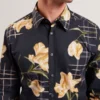 QUORIK Mixed Floral Print Long Sleeve Shirt