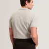 REMBRAN Cable Texture Cotton Blend Polo
