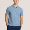 RIB ZIP POLO Ribbed Zip Polo