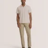 RIB ZIP POLO Ribbed Zip Polo