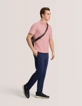 RIB ZIP POLO Ribbed Zip Polo