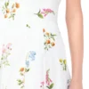 RIHANA Cotton Floral Pleated Midi Skirt