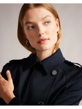 ROBBII Lightweight Showerproof Belted Trench Coat