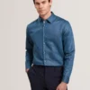 ROMEOS Regular Fit Cotton Linen Long Sleeve Shirt