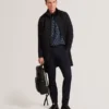 RUABON Funnel Neck Longline Jacket With Liner