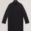 RUABON Funnel Neck Longline Jacket With Liner