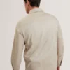 RUBINOJ Smart Woven Cotton Harrington Jacket