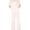 SHORT SLEEVE LACE BLOUSE White