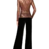 SOFINA Ruched Turtleneck Top