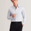 SOHOE Striped Cotton Long Sleeve Shirt