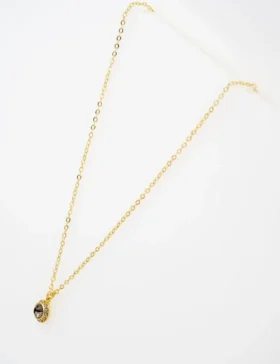SOLTELL Solitaire Sparkle Crystal Pendant Necklace