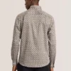 SOREN LONG SLEEVE ARCHIE PRINT SHIRT Dull Gold