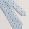 STEEPLE Circle Geometric Print Silk Tie
