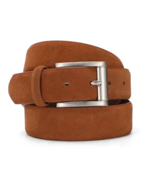 SUEDE BELT Chestnut