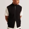 TERINCE Zip-Through Funnel Neck Gillet