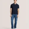 TEXTURE POLO Button Up Polo