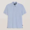 TEXTURE POLO Button Up Polo