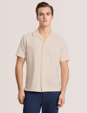 Textured Camp Shirt Textured Camp Shirt