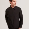 THOVA Textured Quilt Zip-Through Overshirt