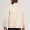 THOVA Textured Quilt Zip-Through Overshirt