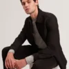 THOVA Textured Quilt Zip-Through Overshirt