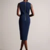 TILOLAH V Neck Bodycon Midi dress