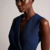 TILOLAH V Neck Bodycon Midi dress