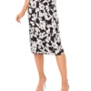 TONI Midi Skirt With Rose Jacquard