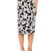 TONI Midi Skirt With Rose Jacquard