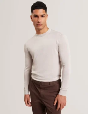 TORRA Long Sleeve Silk Blend Crew Neck Jumper