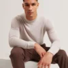 TORRA Long Sleeve Silk Blend Crew Neck Jumper