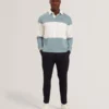 TRAVISS Long Sleeve Panelled Rugby Shirt