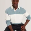 TRAVISS Long Sleeve Panelled Rugby Shirt