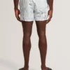 VERDES Palm Print Mid-Length Swim Shorts