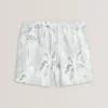 VERDES Palm Print Mid-Length Swim Shorts